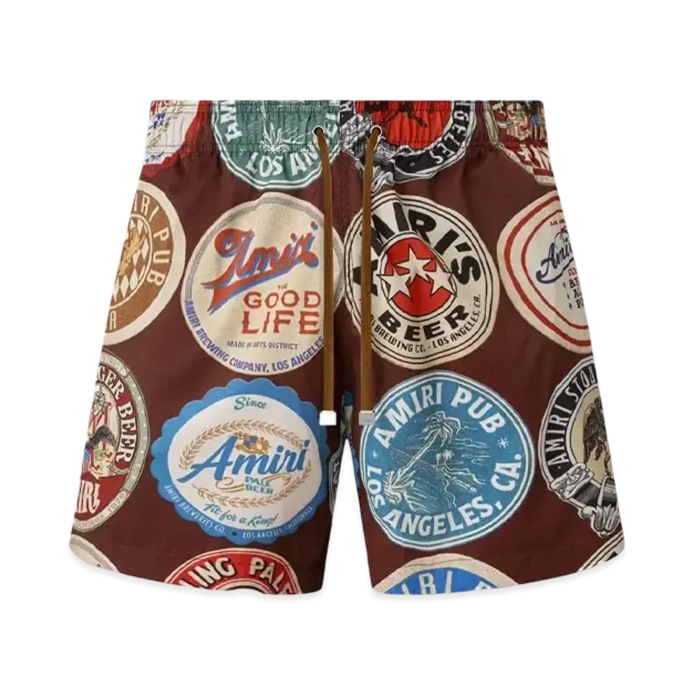AMIRI Coasters Swim Trunk "Chocolate"