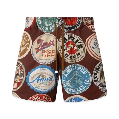 AMIRI Coasters Swim Trunk "Chocolate"