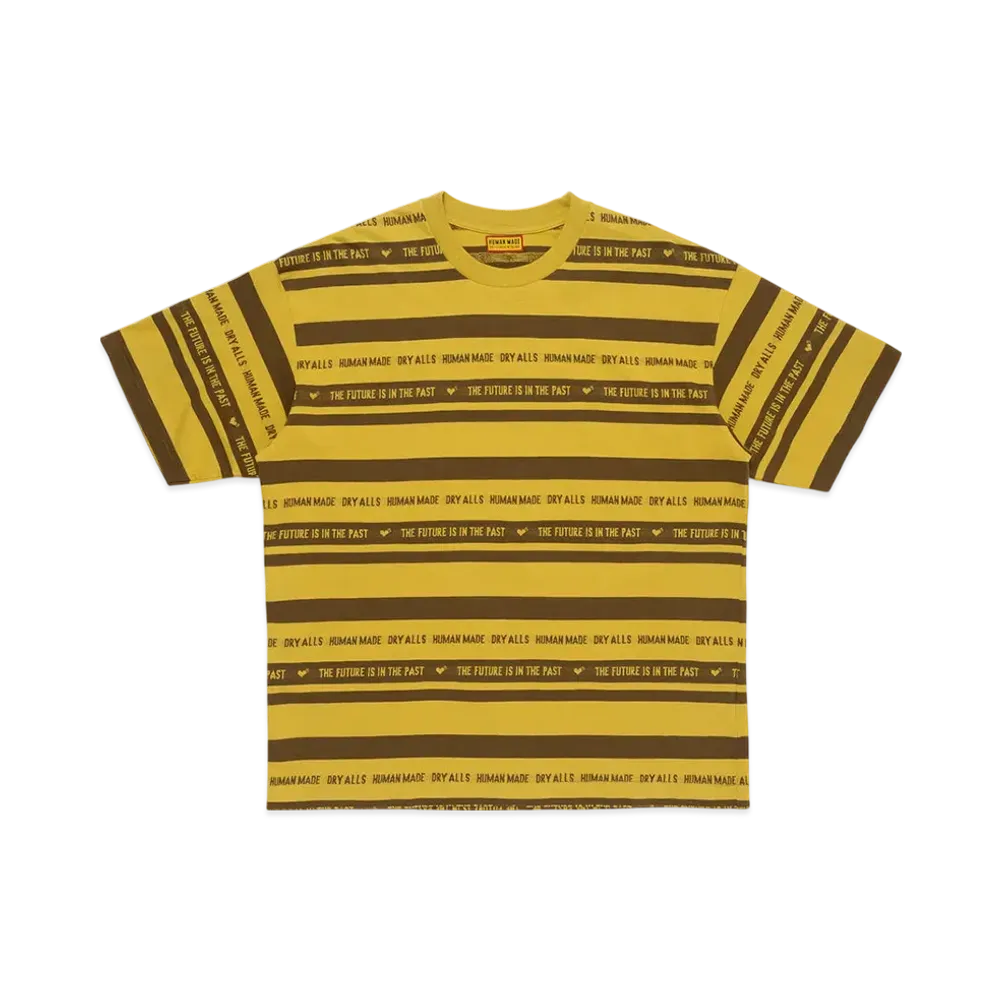 HUMAN MADE Striped T-Shirt "Yellow"