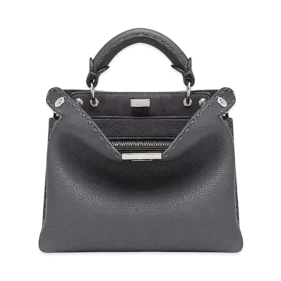 FENDI Selleria Peekaboo Soft Small Selleria Bag "Black"