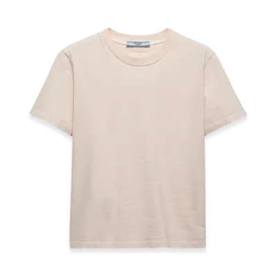 PRADA Women's Jersey T-Shirt "Peach"