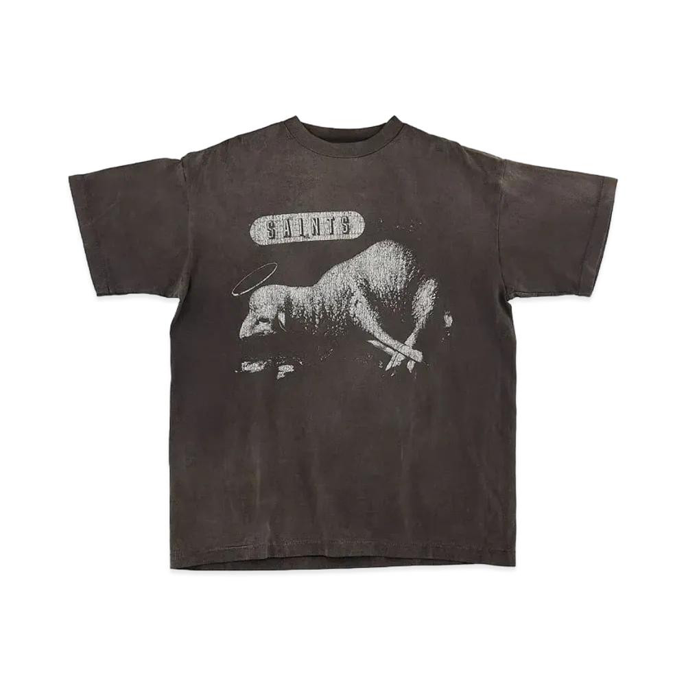 SAINT Mxxxxxx T-SHIRT SHEEP LION "Black"