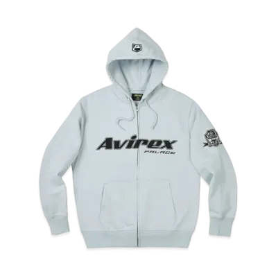 PALACE Avirex Zip Hood "Chill Blue"
