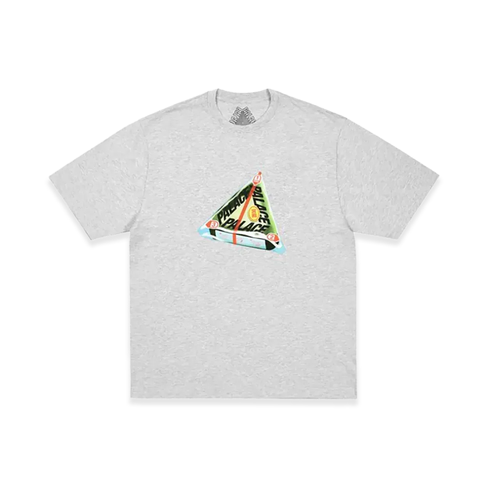 PALACE Tri Onigiri T Shirt "Grey Marl"