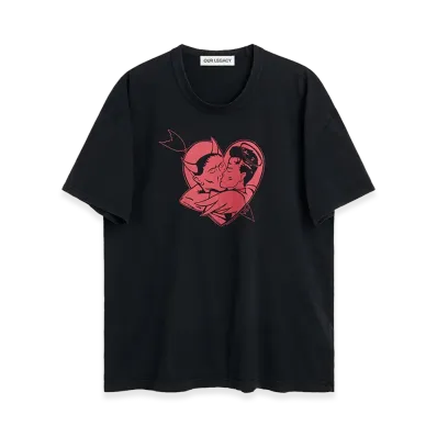 OUR LEGACY Loose T-Shirt "Love Story Print"
