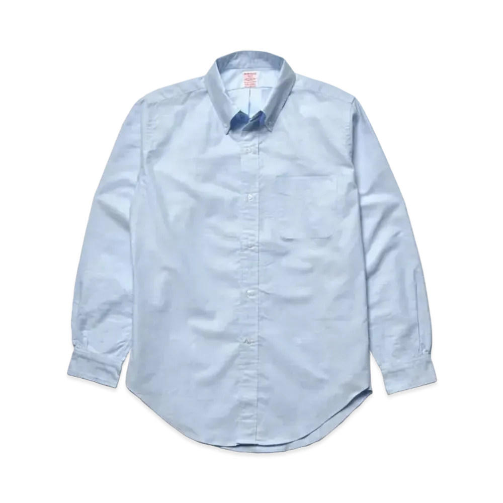 THE REAL McCOY'S Joe Mccoy Button Down Shirt "Light Blue"