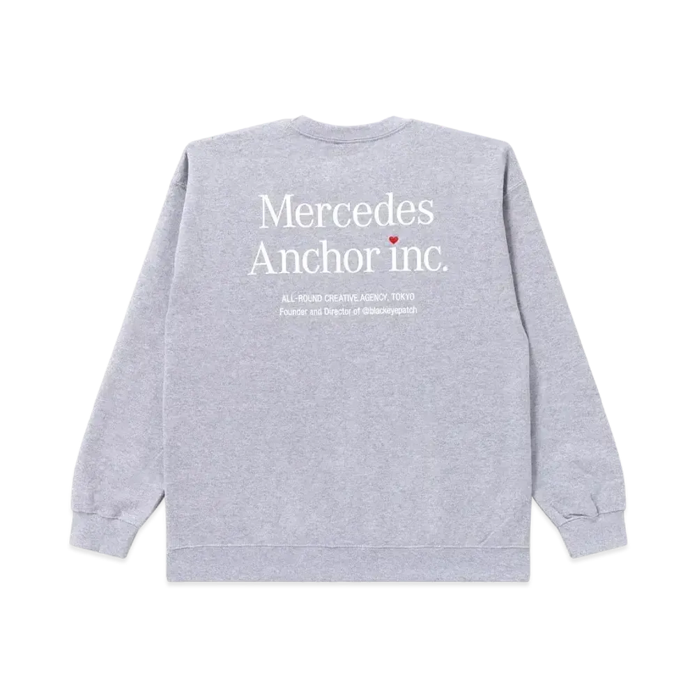 Mercedes Anchor Inc. V-day Crew Sweat "Grey"