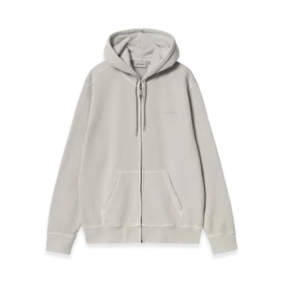 Carhartt WIP Hooded Duster Script Jacket "Basalt(Garment Dyed)"