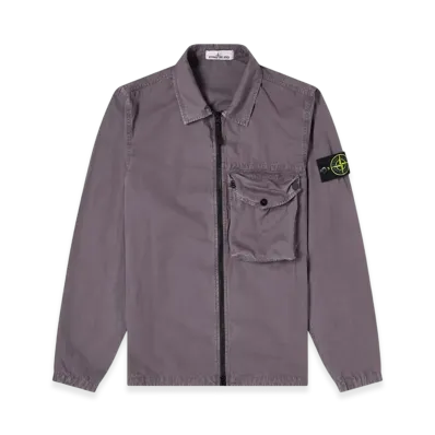 Stone Island 117WN T.CO+OLD Overshirt - 21SS "Purple Grey"