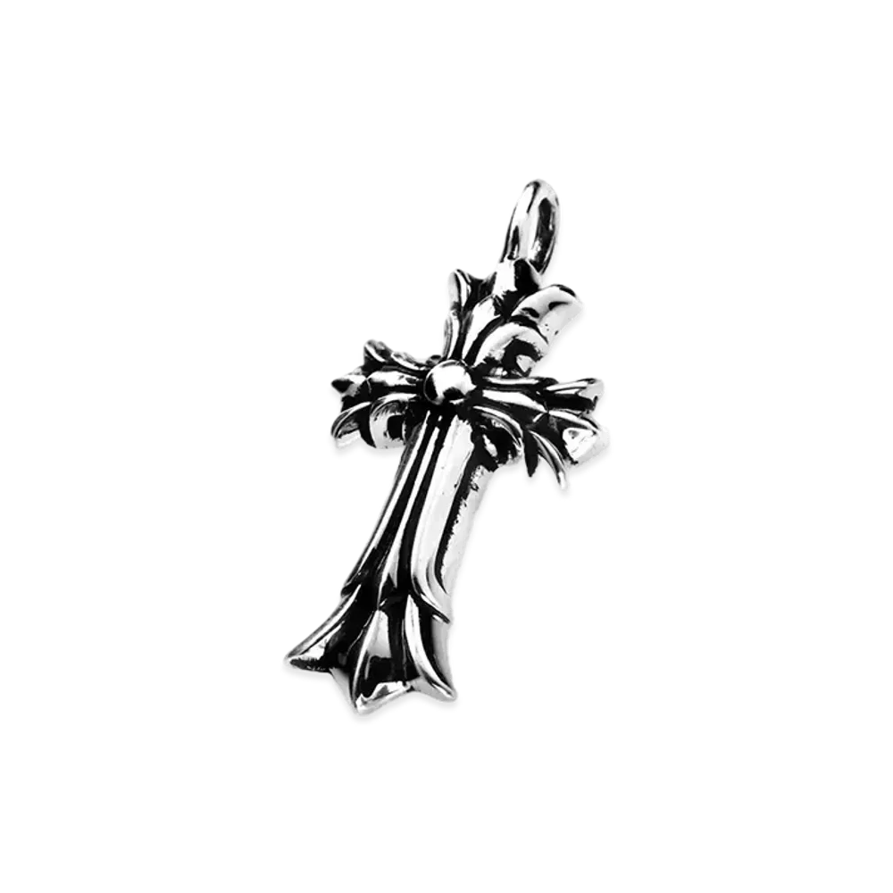 Chrome Hearts Double CH Cross Charm "Silver"