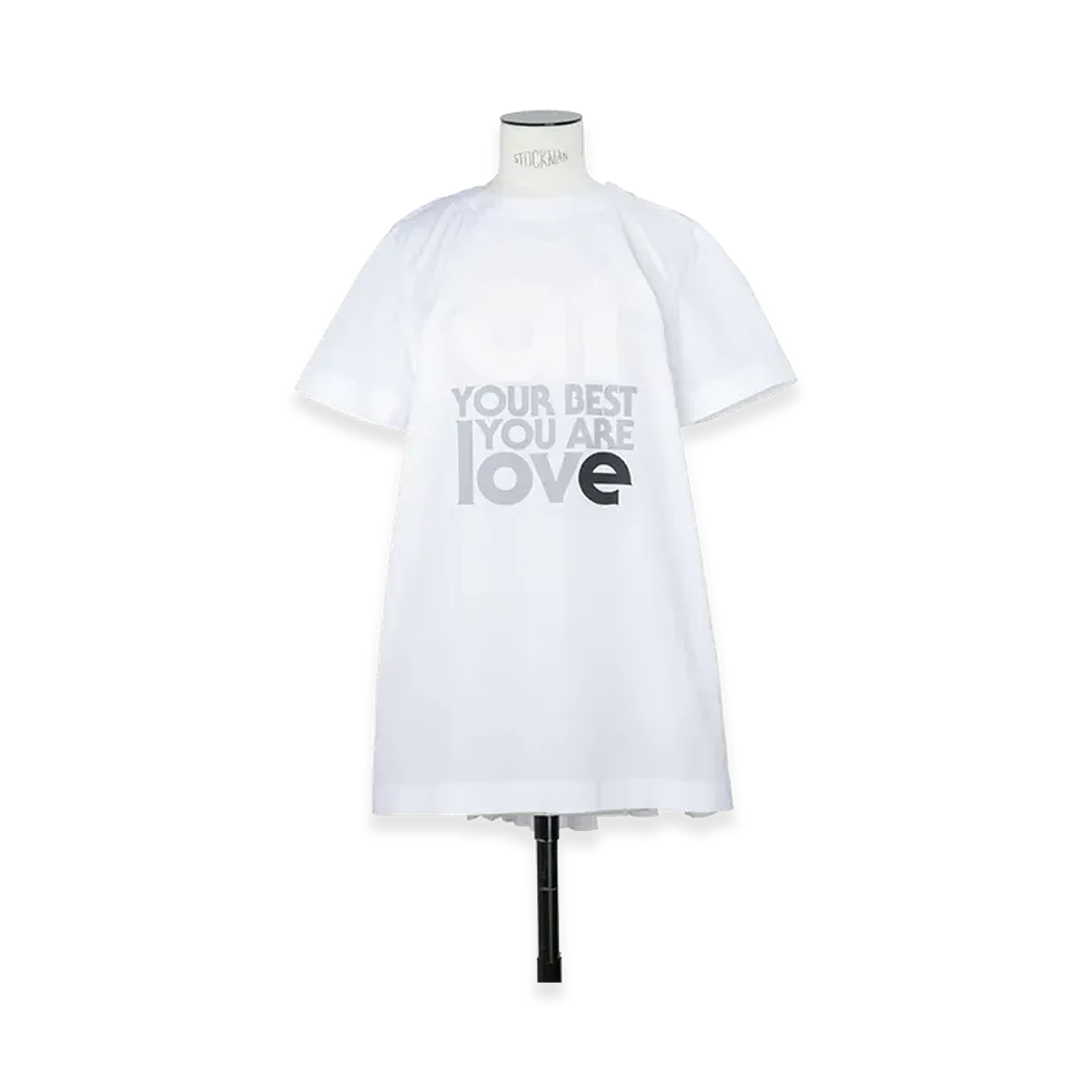 sacai Print Poplin Dress "Off White"