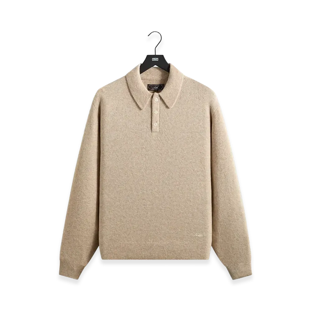Kith Marled Harmon Rugby Pullover "Carabiner Heather"