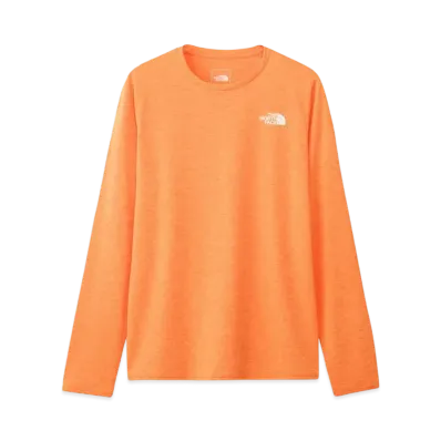 The North Face Long Sleeve GTD Melange Crew "Papaya"