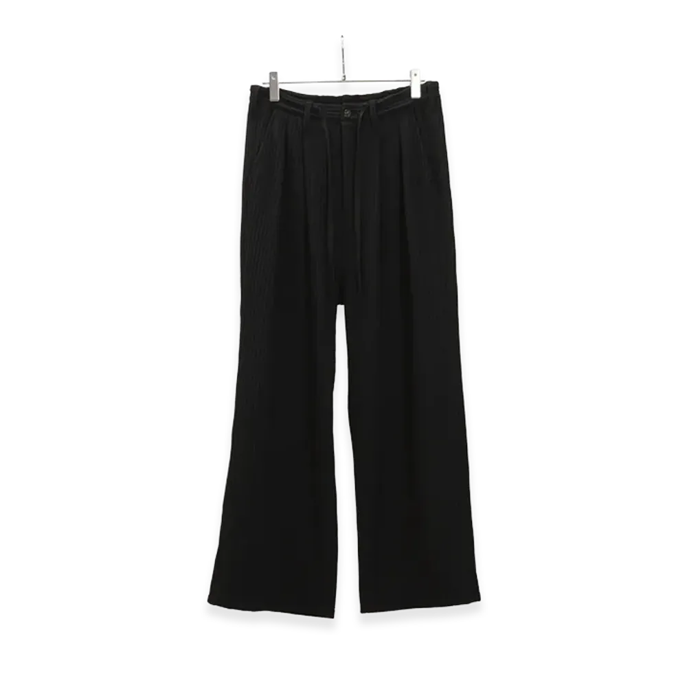 ANCELLM Wide Easy Pants "Black"