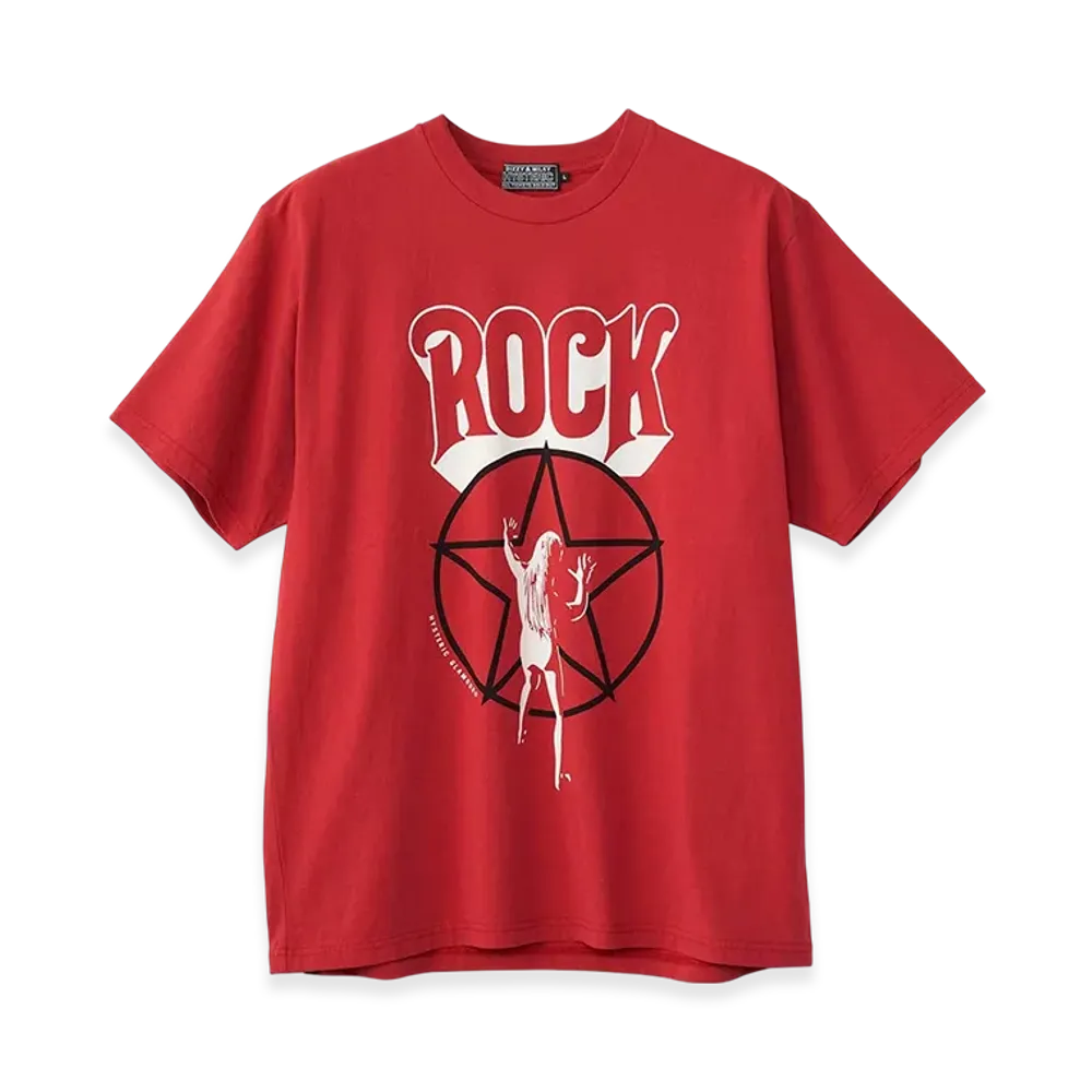 HYSTERIC GLAMOUR Hold Your Fire T-Shirt "Red"