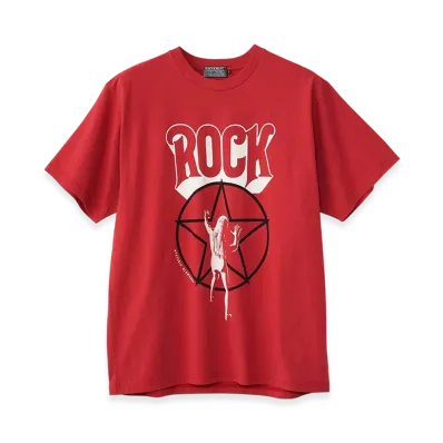 HYSTERIC GLAMOUR Hold Your Fire T-Shirt "Red"