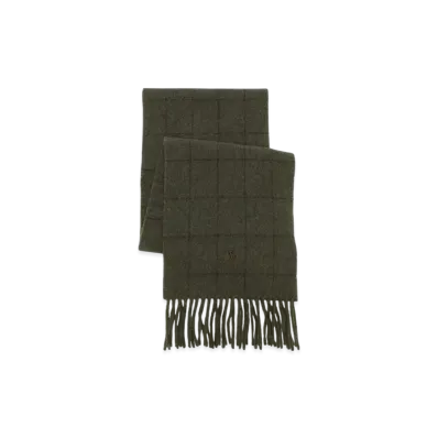 Polo Ralph Lauren Reversible Wibdowpane Scarf "Beige"