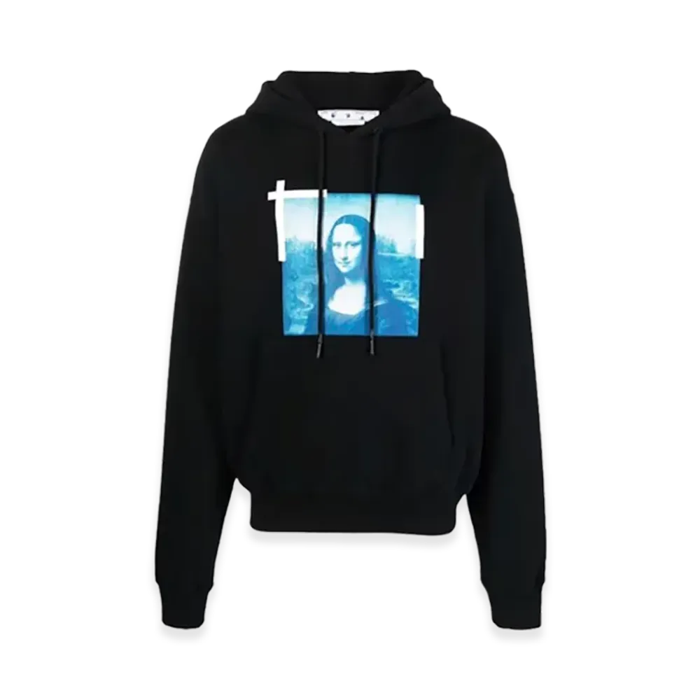 Off-White Taped Mona Lisa Over Hoodie "Black/Blue/White"