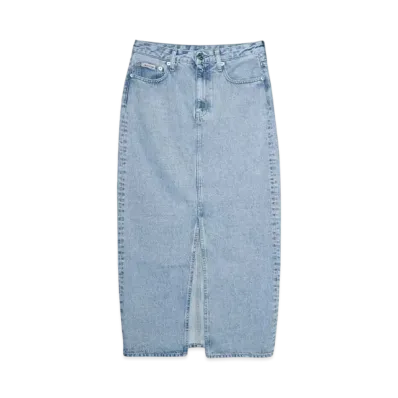 Calvin Klein Jeans MAXI DENIM SKIRT "STONE LIGHT BLUE"