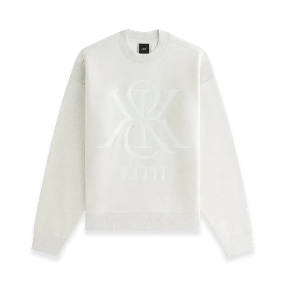 Kith Women's Asher III Crest Crewneck "Sandy Heather"
