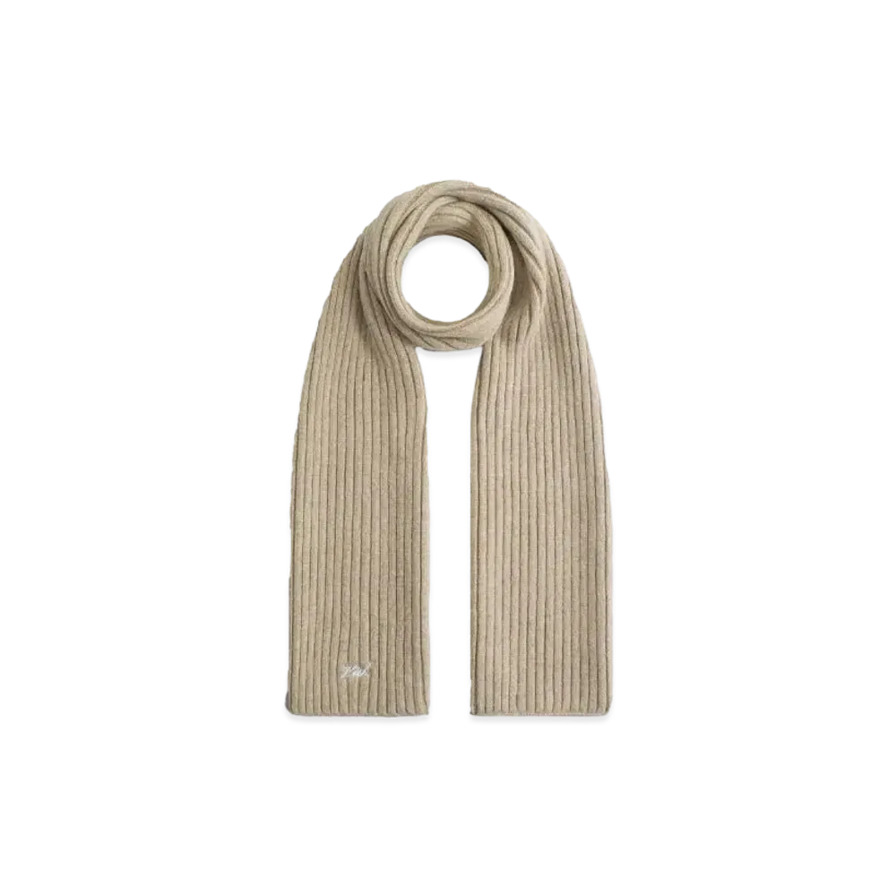 Kith Chunky Rib Knit Scarf "Sediment"