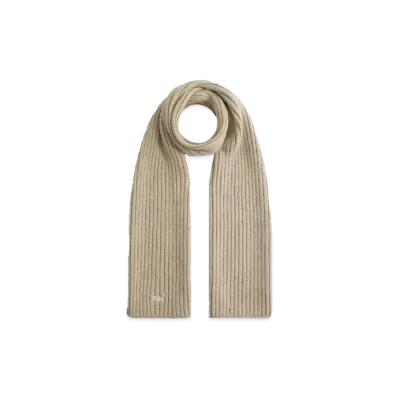 Kith Chunky Rib Knit Scarf "Sediment"
