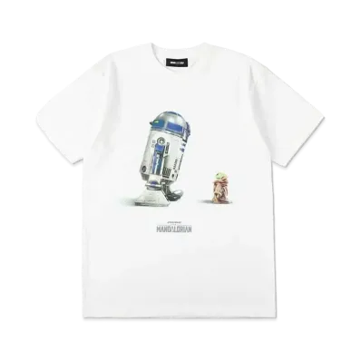 WIND AND SEA The Mandalorian WDS Tee / R2-D2 & Grogu "White"
