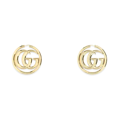GUCCI Women's Golde Metal GG Marmont Earrings "Gold"
