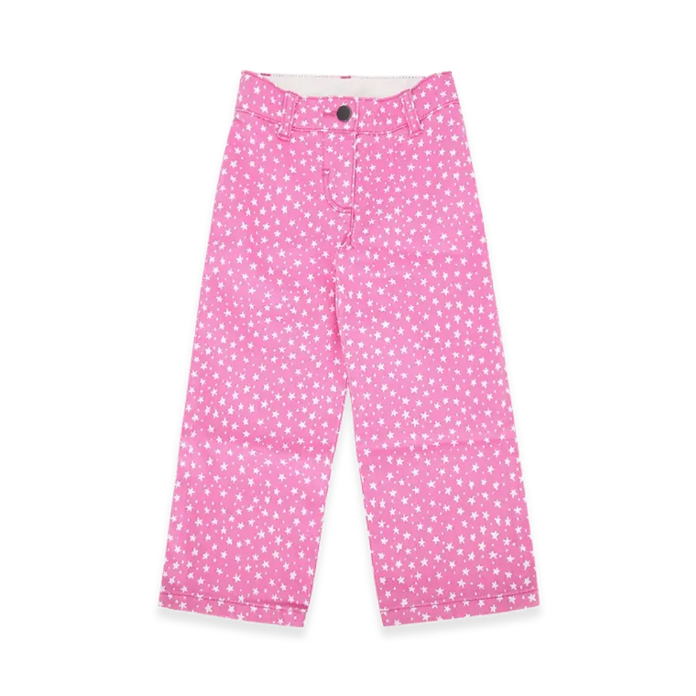 STELLA McCARTNEY Kids Trousers "Fuxiabianco"