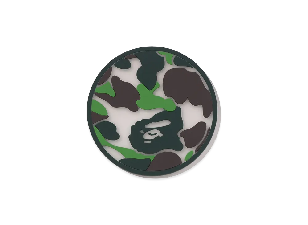 A BATHING APE ABC Camo Translucent Coaster "Green"