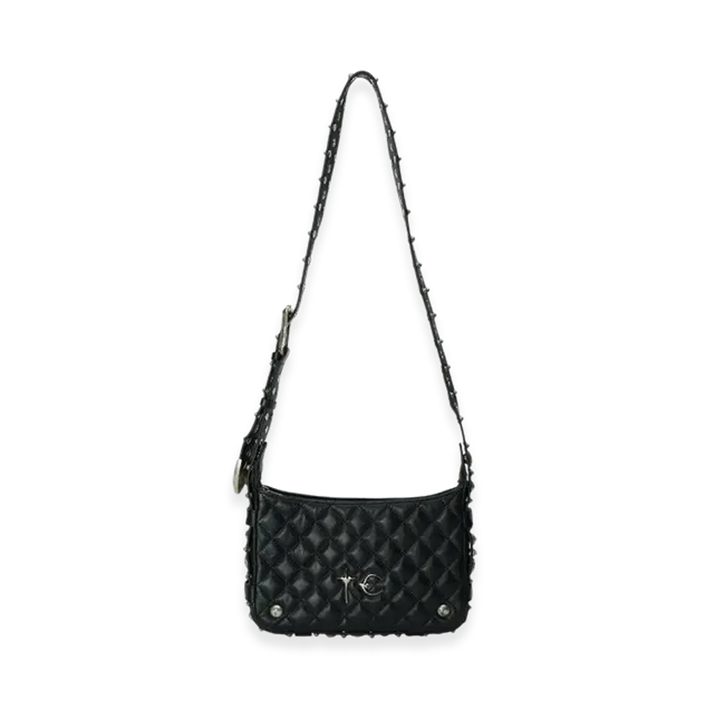 THUG CLUB Angels Quilted Belt Bag "Black"