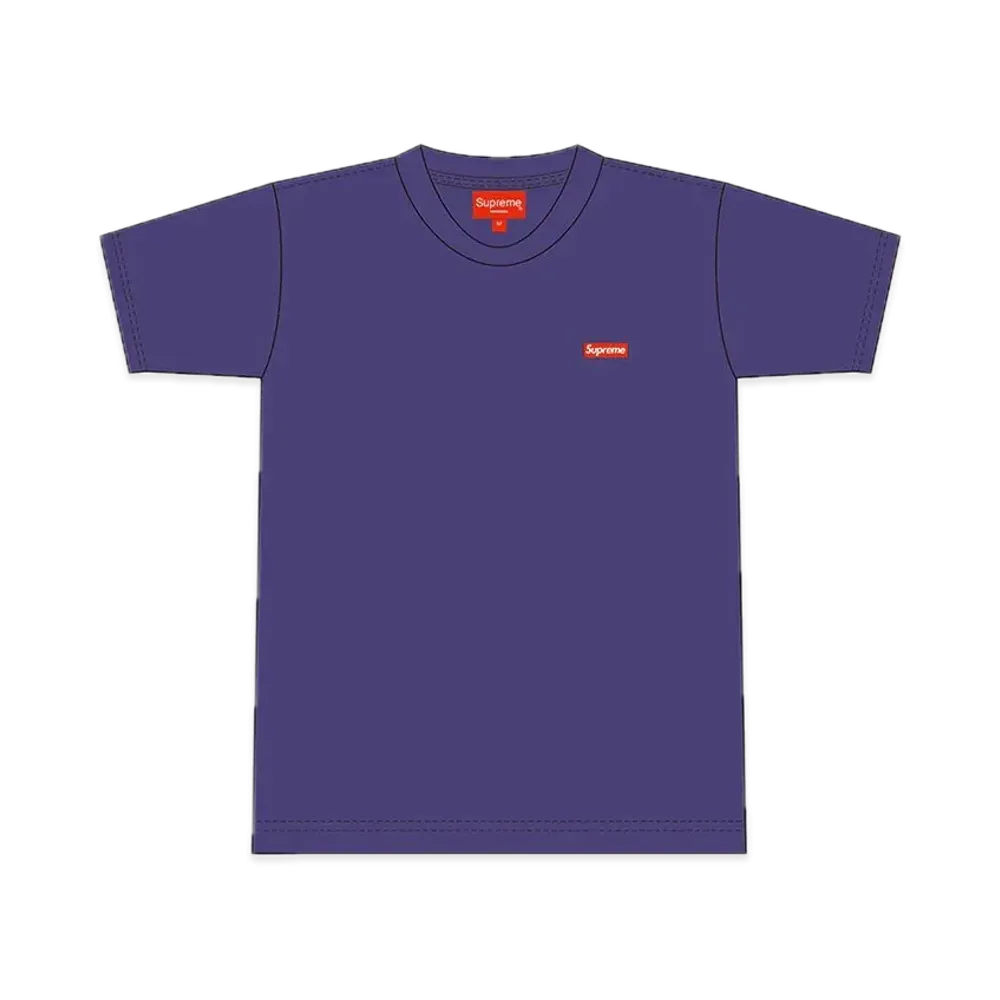 シュプリーム スモール ボックス Tシャツ "ウォッシュド ネイビー"(21SS)