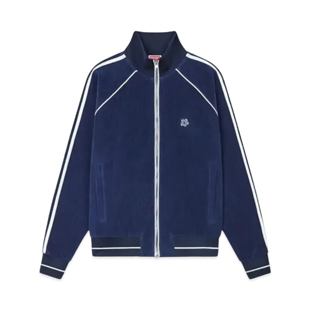 KENZO Embroidery Corduroy Track Jacket "Midnight Blue"