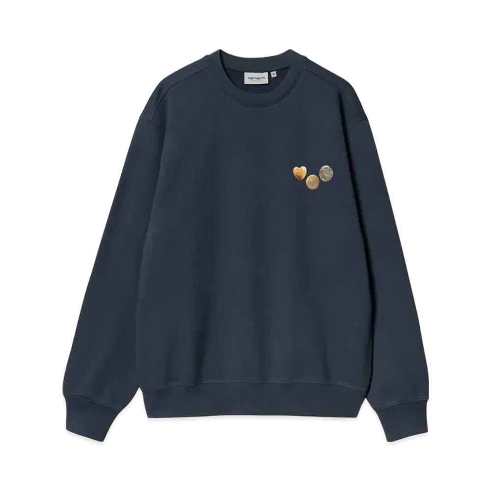 Carhartt WIP Button Sweat "Blue"
