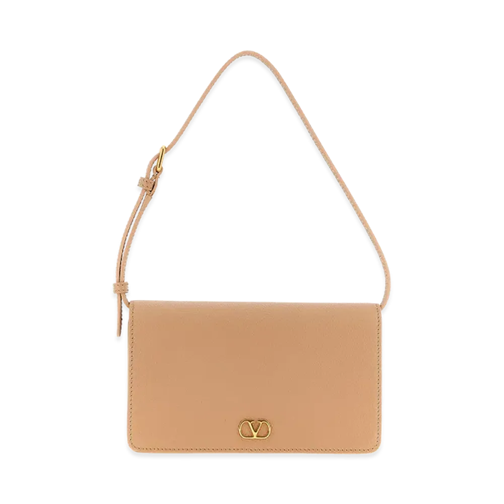 Valentino Garavani Women's Vlogo Signature Shoulder Bag "Pink"