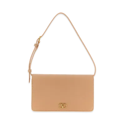 Valentino Garavani Women's Vlogo Signature Shoulder Bag "Pink"