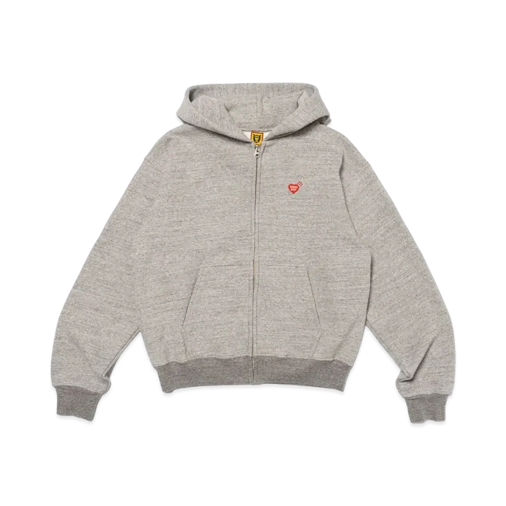 HUMAN MADE Zip-Up Hoodie "Gray" HM27CS033