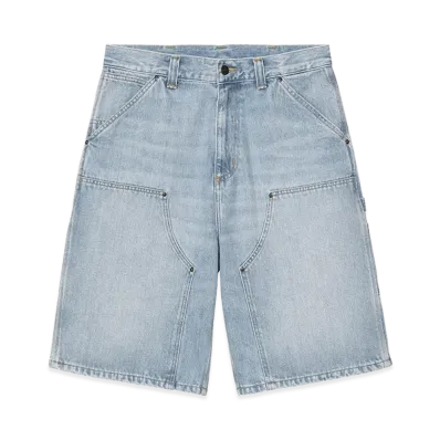 Carhartt WIP OG Double Knee Short "Blue(Heavy Worn Bleached)"