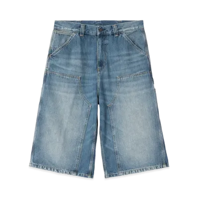 Carhartt WIP OG Double Knee Short (Long) "Blue/Old Used Wash"