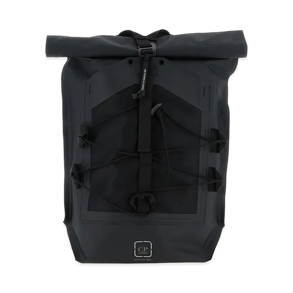 C.P. Company "Metropolis Rubber Reps Mixed" Sports Backpack "Black"