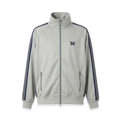 NEEDLES x STUDIOUS Track Jacket - Poly Smooth "Grey"