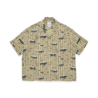 visvim Copa Shirt S/S Bamboo (Chirimen) "PL.Green"