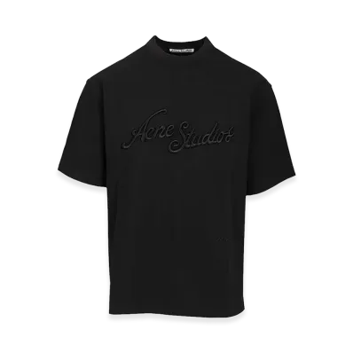 Acne Studios T-Shirt With Embroidered Logo "Black"