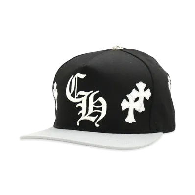 Chrome Hearts CH Hat Cross Patch Baseball Cap "Black/Grey/White"