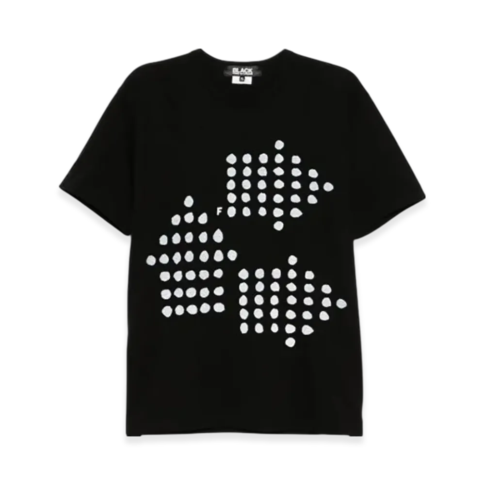 BLACK COMME des GARCONS Print Tee "White"