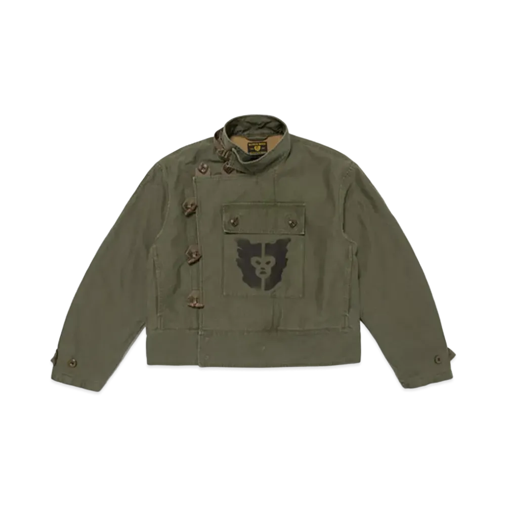 HUMAN MADE Military Motorcycle Jacket "Olive Drab"