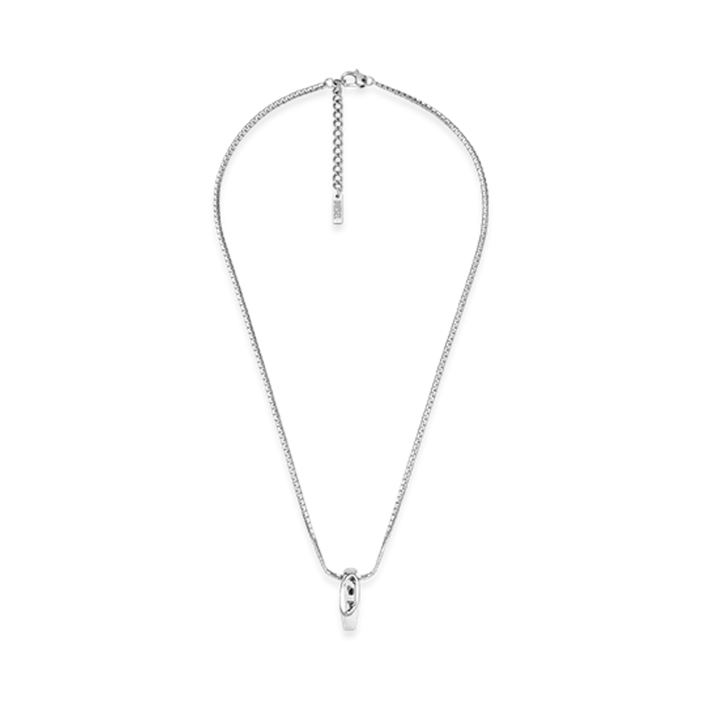 Diesel Dx1644040 Stainless Steel Pendant Necklace "Silver"
