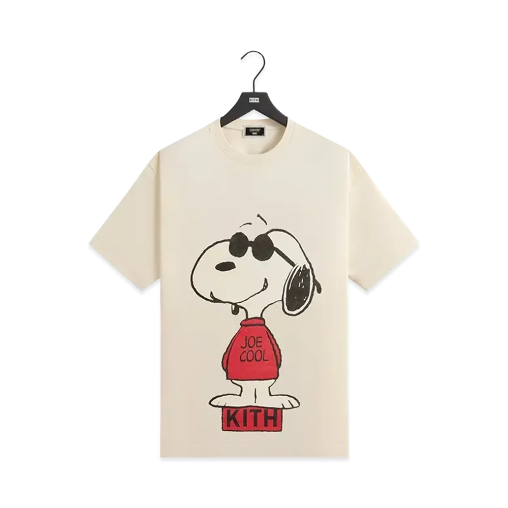 Kith x Peanuts Joe Cool Vintage Tee "Sandrift"
