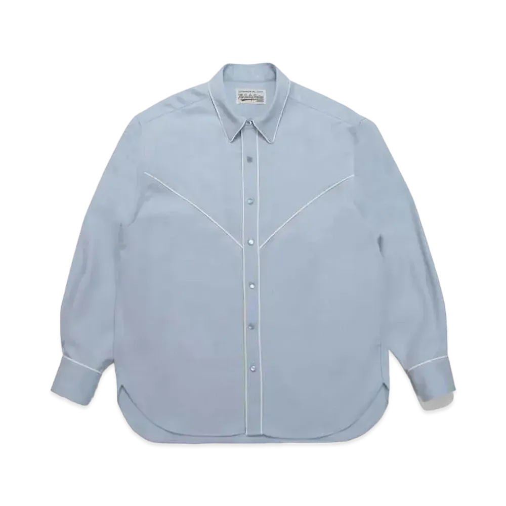 WACKO MARIA WESTERN SHIRT "Blue"