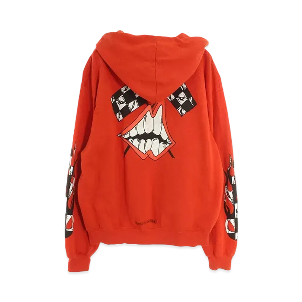 Chrome Hearts PPO HD PLVR Matty Boy Back Print Pullover Hoodie "Ketchup"